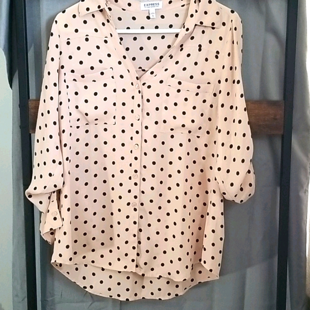 EUC button down Express blouse